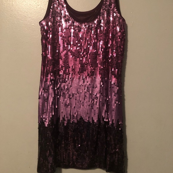Express Sequined Mini Dress - Picture 3 of 4